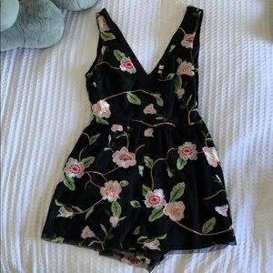 UO floral romper